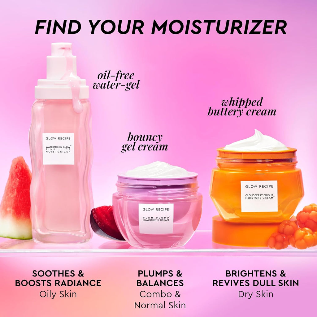 Pink Juice Hydrating Face Moisturizer for Women & Men - Korean Skin Care Moisturizer with Hyaluronic Acid for Glass Skin - Lightweight Gel Moisturizer for Dry Skin (50Ml)